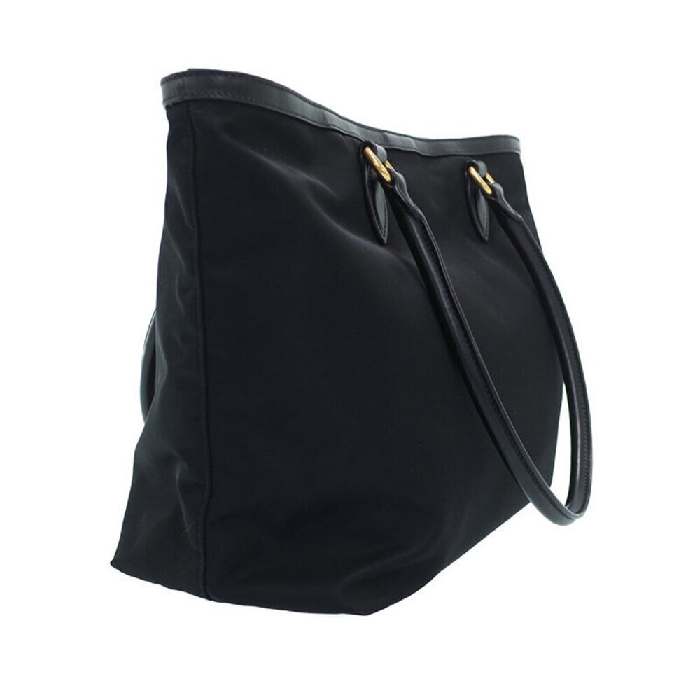 Prada Tote Tessuto Black Shoulder Vela Bag